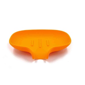 14.5x 11cm Sink Caddy Organizer for Home Soap Tray Silicone Holder Dish for Sink Silicone Organizer for Soap - Product Image 1