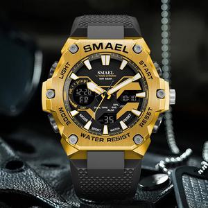 Reloj Deportivo Cronógrafo SMAEL 8101, Resistente al Agua, Luminoso, Analógico-Digital, Electrónico, con Alarma, para Buceo - Product Image 2