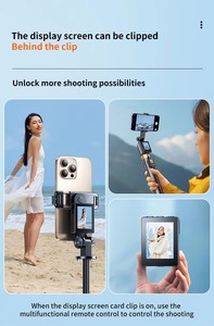 Trépied extensible de 1,7 m avec écran LCD pour <span class=keywords><strong>selfie</strong></span> en temps réel, sans application, télécommande Wi-Fi, trépied pour téléphone portable - Product Image 6