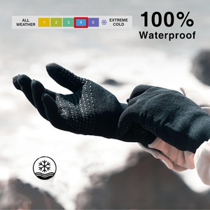 Waterproof <b>Gloves</b> <b>Warm</b> Touchscreen Winter Snow Wool Blend Hand <b>Gloves</b> for Men & Women <b>Work</b> Hiking Skiing Running Biking <b>Glove</b> - Product Image 2