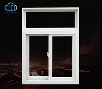 Fenêtre à battant en PVC avec moustiquaire, verre isolant trempé pour balcon, maison, exportation à l'étranger