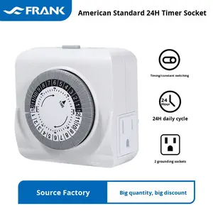 アメリカ標準24時間サイクルスマート機械式タイマースイッチクロスボーダー機械式ソケットタイマー - Product Image 2