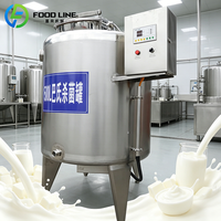 Cuve de pasteurisation pour la transformation alimentaire, équipement de pasteurisation pour sauces et condiments
