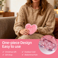 Chauffe-mains instantané à succès, réutilisable, avec housse en peluche PVC à clipser, pochette chauffante portable en gel pour cadeau promotionnel