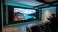 320*160mm İç Mekan LED Ekran Duvar Paneli P1.25 P1.538 P1.86 Ultra İnce Yüksek Yenileme Hızlı Sabit Reklam Panosu