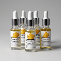 Corrector de manchas oscuras de cúrcuma, vitamina C y Ácido Kójico, suero de etiqueta privada, esencia facial