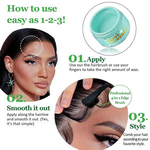 Apple Edge Control Wax Shine Contrôle des bords lisse Premium avec 24 heures de maintien - Product Image 5