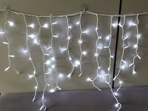 Đèn trang trí Giáng sinh, đèn dây thác nước cao su, đèn <span class=keywords><strong>LED</strong></span> ngoài trời, đèn dây băng giá - Product Image 3