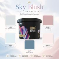 Peinture au latex de riz glutineux de qualité supérieure, revêtement artistique lisse, couleur personnalisée, écologique, anti-écaillage, pour la rénovation intérieure
