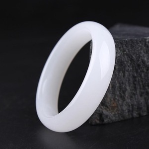 54毫米-64毫米白玉手链高品质天然玉石手链女饰品批发 - Product Image 5
