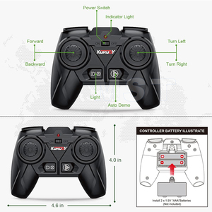 Quy mô 1/24 <span class=keywords><strong>2</strong></span>.4GHz điện tử máy kéo trang trại Xe Tải xe đồ chơi điều khiển từ xa máy kéo Đồ chơi RC trang trại máy kéo thiết lập - Product Image 4