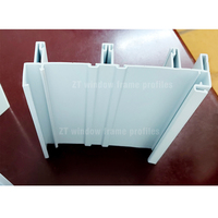Profils de cadre de fenêtre en PVC écologiques personnalisés, rails coulissants, fentes pour cartes, design moderne, garantie 5 ans, cadres de portes/fenêtres
