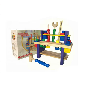 Boîte à <span class=keywords><strong>outils</strong></span> en bois <span class=keywords><strong>pour</strong></span> enfants, jouet <span class=keywords><strong>pour</strong></span> enfants, bricolage, offre spéciale, - Product Image 3