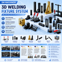 Plateforme de soudage flexible 3D, table de soudage en fonte, poste de travail de soudage tridimensionnel avec accessoires de fixation