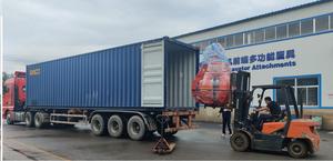 เครื่องขุดไฮดรอลิกโรตารีเปลือกส้มสำหรับจัดการเศษเหล็ก500ลิตร - Product Image 6