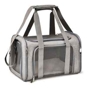 Airline Approved Foldable Pet <b>Carrier</b> <b>Bag</b> Portable <b>Puppy</b> Dog Cat Travel <b>Bag</b> for Camping - Product Image 1