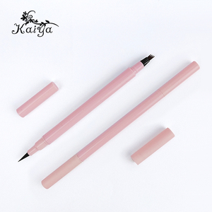 Maange-stylo adhésif 2 en 1 OEM, maquillage rose Vegan, <span class=keywords><strong>Eye</strong></span>-<span class=keywords><strong>liner</strong></span> liquide étanche, 4 pointes, micro-remplissage, pour les yeux, teinture, stylo pour sourcils - Product Image 5