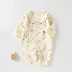 Grosir pakaian bayi onesie roupa infantil pakaian satu potong Bloomer baju monyet bayi produsen pakaian bayi organik