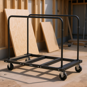 Carrello per Cartongesso con Ruote Girevoli da 5 Pollici, Capacità 1800 Libbre, Modello D0100X30K72 - Product Image 2