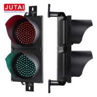 Feu de signalisation LED rouge-vert haute visibilité 100 mm pour barrière de stationnement, guidage des véhicules et contrôle d'entrée/sortie