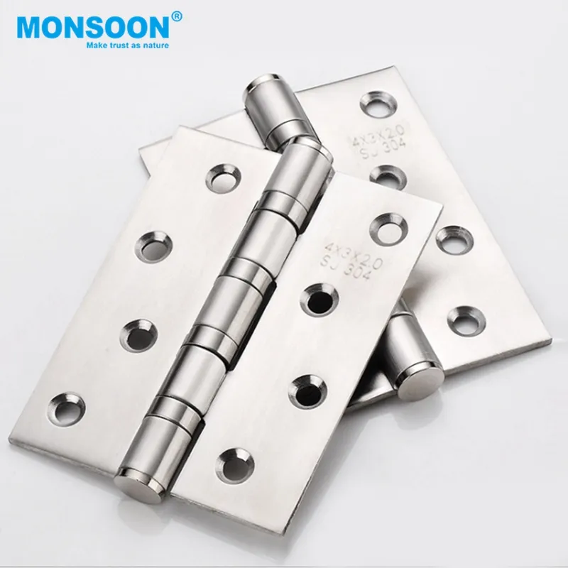 Heavy Duty Steel Gate Ball Bearing door hinge wooden round brushed nickel corner pivot butt door hinges