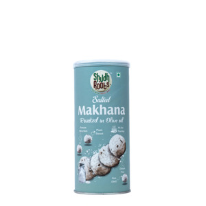 Noix de Makhana grillées salées de qualité supérieure |   Collation saine, faible en gras et croustillante |   Riche en protéines et en fibres |   Prêt à manger - Product Image 1