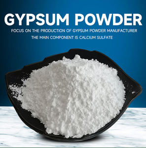 Sulfate de Calcium de <span class=keywords><strong>Paris</strong></span> de plâtre de poudre de gypse industriel d'approvisionnement d'usine pour le degré élevé de bâti de remplisseur de panneau de gypse/cloison sèche - Product Image 3