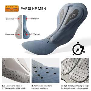 <span class=keywords><strong>Pantaloncini</strong></span> da Ciclismo Personalizzati con Doppia Freccia in Silicone Imbottito, <span class=keywords><strong>Pantaloncini</strong></span> con Bretelle Traspiranti ad Asciugatura Rapida <span class=keywords><strong>per</strong></span> <span class=keywords><strong>Bici</strong></span> - Product Image 4
