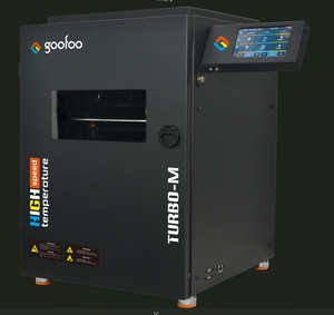 Imprimante <span class=keywords><strong>3D</strong></span> Goofoo Turbo-m personnalisée à haute vitesse 500 mm/s avec extrudeuse 450, chambre de chauffage 80 et lit chauffant 160 - Product Image 1