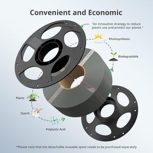 Anycubic Pla Filament 1.75mm 1kg Gray For 3D <b>Printer</b> Reusable Spool Dimensional Accuracy - Product Image 2