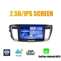Autoradio 10.1 pouces pour Honda Accord 2013-2019 Stéréo Android Navigation GPS Lecteur 2 DIN Android Autoradio Voiture Lecteur Dvd