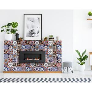 HMS 7 \ "X 7 \" Peel and Stick rimovibile piastrelle blu e rosso mosaico per Interior Design - Product Image 4