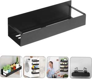 Lot de 4 étagères à épices magnétiques mobiles pour réfrigérateur avec crochets – Vente en gros - Product Image 3