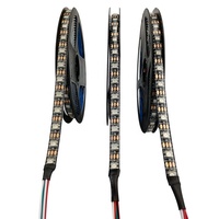 Bande Lumineuse LED RVBIC 5050 à Pixels Adressables WS2811 WS2812B WS2815 60LED/M 144LED/M DC5V 12V IP20 IP65 IP67 pour Projets Discothèque Bar