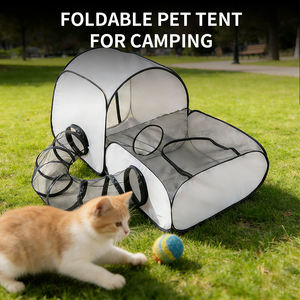 Tente pour animaux de compagnie 3 en <span class=keywords><strong>1</strong></span>, robuste, respirante, en maille, pliable, pour l'intérieur, la maison, le camping en plein air, convient aux petits chiens/chats, ISO9001 OEM/ODM - Product Image 5