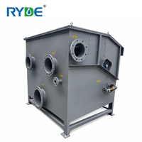 Moteur de filtre à tambour rotatif avec boîte de vitesses, en acier inoxydable SS304, garantie 1 an, pour filtration des boues municipales, haute productivité 140-675m³/h