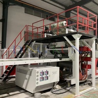 Machine d'extrusion automatique de panneaux en PVC marbré, options haute brillance ou gaufrage, machine à panneaux en marbre