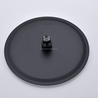 Pommeau de douche rond en acier inoxydable SUS304 12 "ultra mince monté au plafond 30cm économiseur d'eau pluie