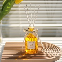 Diffuseur de parfum d'ambiance écologique pour la maison, flacon jaune 210 ml, recharge miniature pour ornement de table