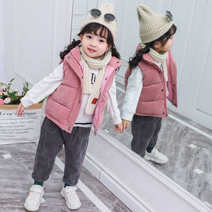 Wholesale Children's Casual Single-Breasted Warm Outerwear Jacket Thick Polyester with <strong>Vest</strong> and Camisole for Kids Clothing - Product Image 6