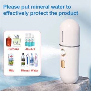 Mini vapeur faciale rechargeable portative Nano brouillard vaporisateur peau douce nettoyage des yeux outil de beauté en plastique alimenté par USB hôtel domestique - Product Image 5
