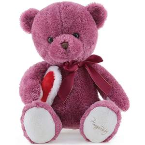OEM Ours en peluche cœur rouge Animal Crossing Peluche super douce en coton PP écologique pour <span class=keywords><strong>cadeau</strong></span> de <span class=keywords><strong>Saint</strong></span>-<span class=keywords><strong>Valentin</strong></span> - Product Image 3