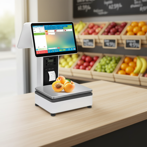 15.6" <b>Touch</b> <b>Screen</b> <b>PC</b> Cash Register Machine Billing Systems Software Terminal With Scale Printer D7 Dual <b>Screen</b> P - Product Image 1