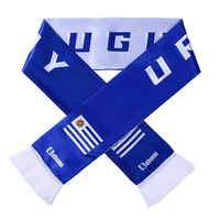 Écharpes carrées en soie personnalisées pour supporters de club de football musulman, broderie OEM/marque privée, 140 cm, pour le soutien des équipes le jour du match, design sportif