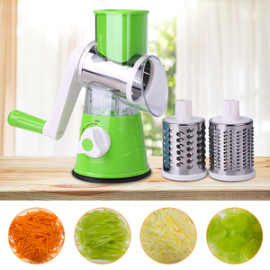 <strong>Multi</strong>-functional Manual Vegetable Fruit Cutter Potato Shred <strong>Grater</strong> Stainless Steel Round Slicer Kitchen Accessories Cooking Tool - Product Image 2