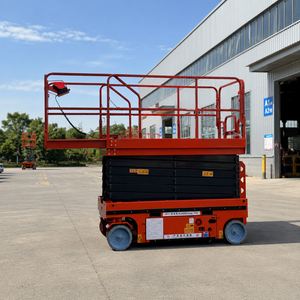 Plataforma Elevadora de Tijera Hidráulica Eléctrica de 10 Metros de Altura de Trabajo y 320 kg de Capacidad, con Batería Automática - Product Image 1