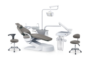 Fauteuil dentaire électrique Zofine Z15 de haute qualité avec positionnement mémoire intégré et revêtement en cuir Nappa - Product Image 2