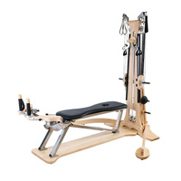 Tour de poulies professionnelle en bois d'érable pour studio de Pilates et de yoga, équipement de fitness à mouvement spirale pour la colonne vertébrale