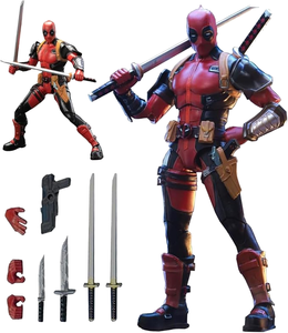 Figurine de collection <span class=keywords><strong>Deadpool</strong></span> de la série Super War Game, style <span class=keywords><strong>jeu</strong></span> vidéo, PVC ABS, 18 cm/7 pouces - Product Image 1