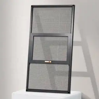 Moustiquaires modernes en acier inoxydable à trois sections avec cadre en aluminium, lavables et anti-moustiques, pour cuisine, chambre et salle de bain